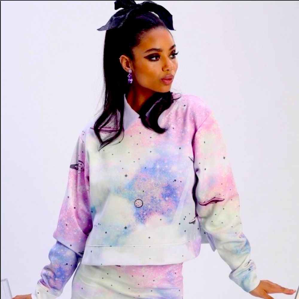 Wildfox space cadet pop art sweater sweatshirt sml